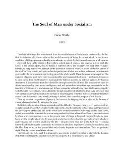 Soul of Man under Socialism