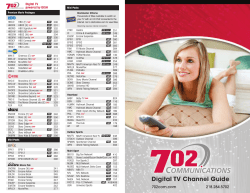 Digital TV Channel Guide