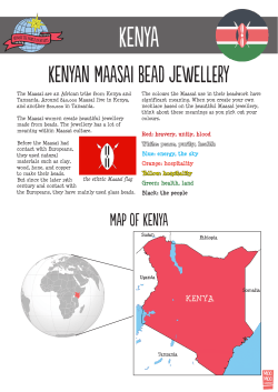 kenyan maasai bead jewellEry