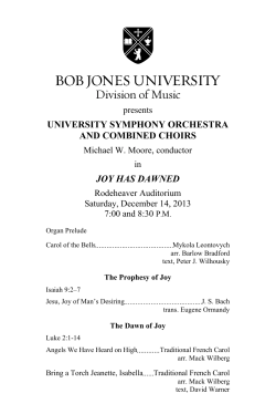 university symphony orchestra and combined
