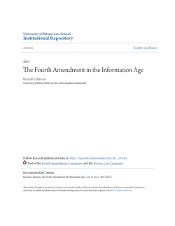 The Fourth Amendment in the Information Age