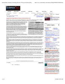 Imaging Technology Restores 700-year