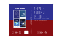 Nepal`s National Interests - II