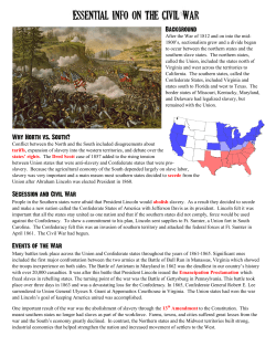 Essential Info on The Civil War