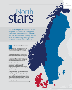 This month, LMJ talks to a number of lean companies in