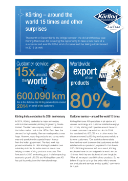 export - Körting Hannover AG