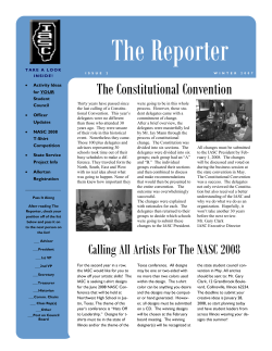 The Constitutional Convention - Illinois Association of Student