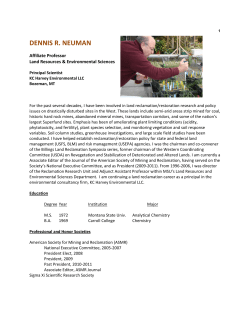 About - Land Resources and Environmental Sciences