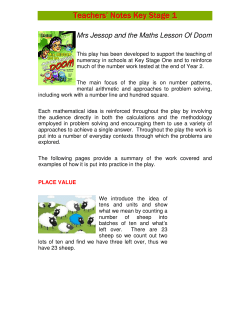 Key Stage 1 - Quantum Theatre