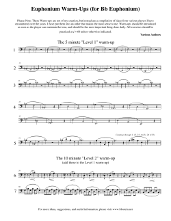 Euphonium Warm