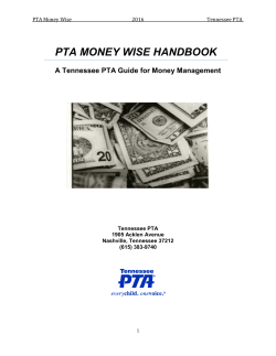 PTA Money Wise - Tennessee PTA