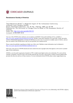 Such Monstrous Births - Who Reads an American Book?