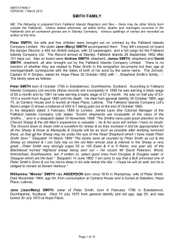 SMITH Peter and Wiliamina