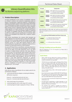 KAPA Library Quantification Illumina TDS