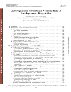 Autoregulation of Serotonin Neurons: Role in Antidepressant Drug