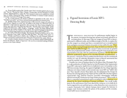 3. Figurai Inversions of Louis XIV`s Dancing Body