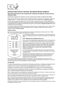 instructions for atc natural sea water refractometer