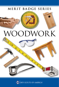 Woodwork - Boy Scouts of America
