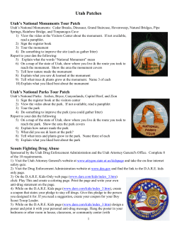 Patches available from Utah Councils