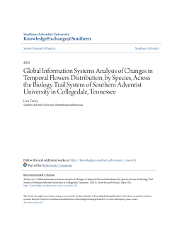 Global Information Systems Analysis of Changes in Temporal