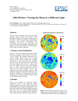LRO Diviner: Viewing the Moon in a Different Light