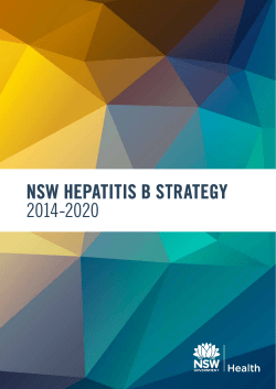 nsw hepatitis b strategy 2014-2020
