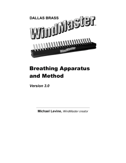 Breathing Apparatus and Method