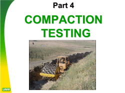 Part 4 COMPACTION TESTING