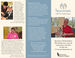 Spectrum at North Andover - Spectrum Adult Day Health Program