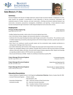 sara bradley, p. eng.