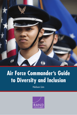 Air Force Commander`s Guide to Diversity and Inclusion