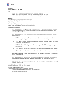 Lesson Plan - National Constitution Center