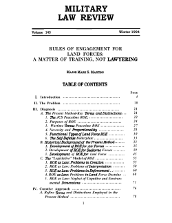 MILITARY LAW REVIEW