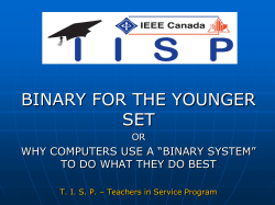 Binary Presentation Slides