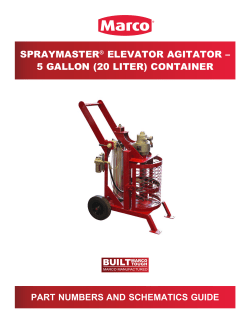 spraymaster® elevator agitator – 5 gallon (20 liter) container