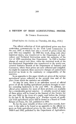 Read before the Society an Thursday, 6th May, 1926.