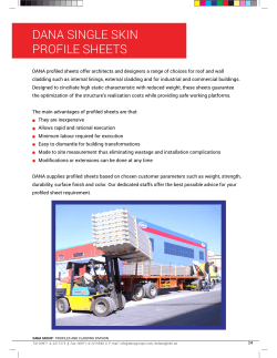 dana profile sheets dss 45/250,dss 35/200,dss 45/150