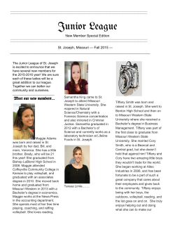 JuniorLeagueNewMembersNewsletter2015