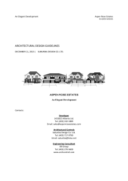 architectural design guidelines