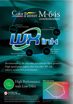 High Performance with Low Odor