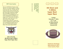 4th Down and 4 (Miles) Super Bowl Super Race