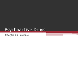 Psychoactive Drugs