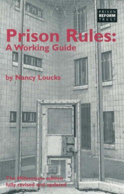 A Working Guide - Prison Reform Trust