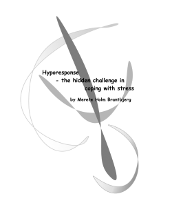 Hyporesponse - the hidden challenge in coping with