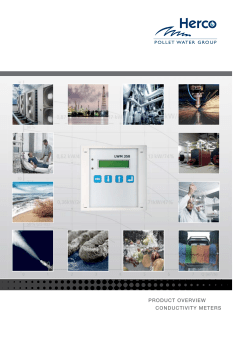 product overview conductivity meters