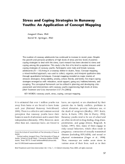 Stress and Coping Strategies in Runaway Youths