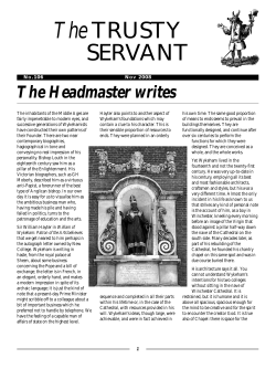 The TRUSTY SERVANT - Winchester College