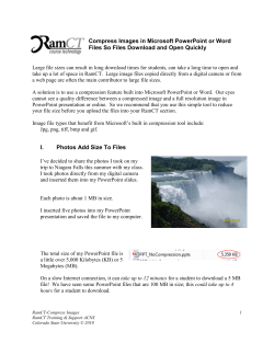 Compress Images in Microsoft PowerPoint or Word