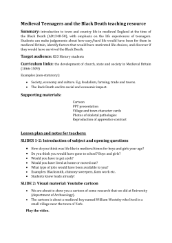 Medieval Teenagers and the Black Death teaching resource