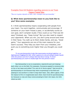 Examples of G6 Blog Answers 2012-13